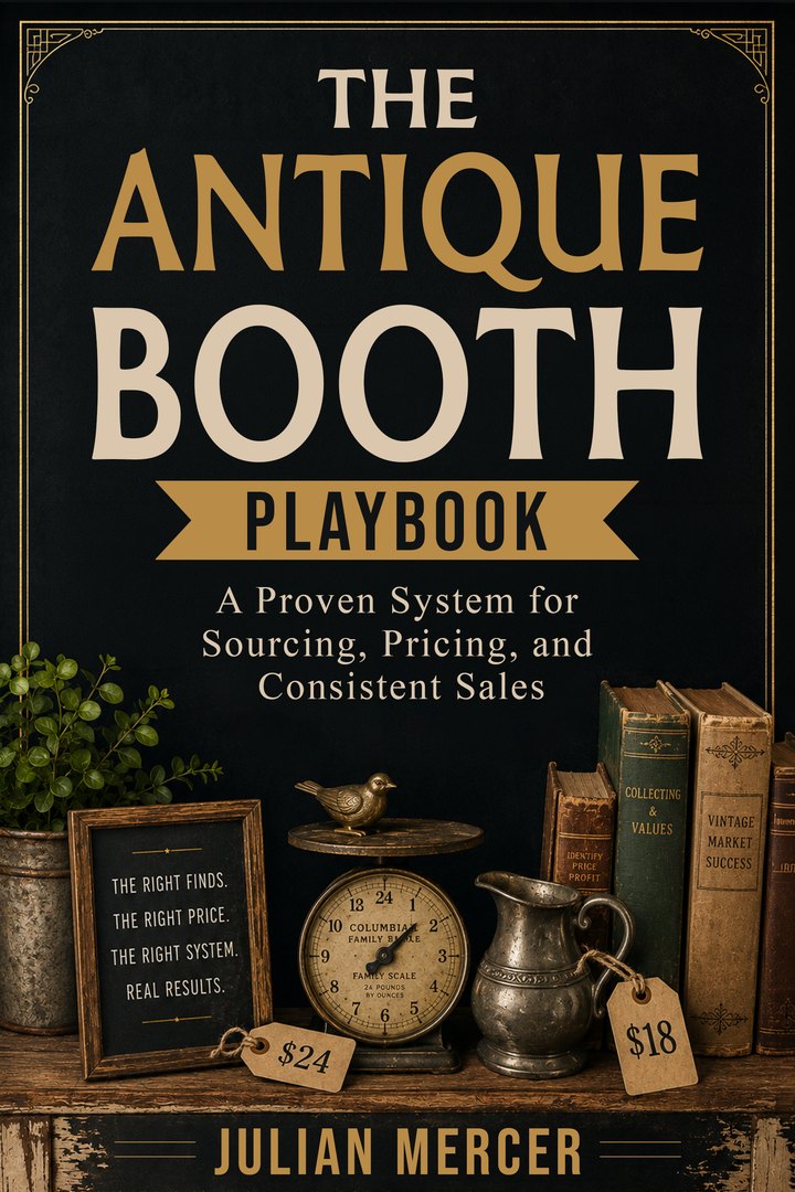 The Antique Booth Playbook by Julian Mercer